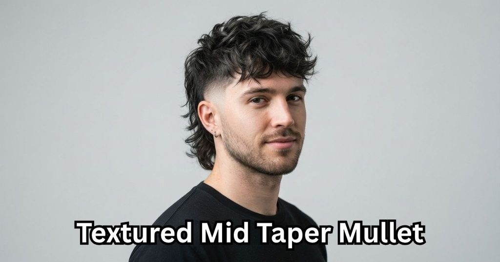 Textured Mid Taper Mullet