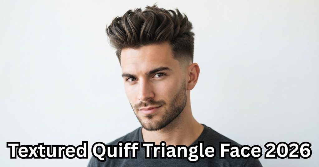 Textured Quiff Triangle Face 2026