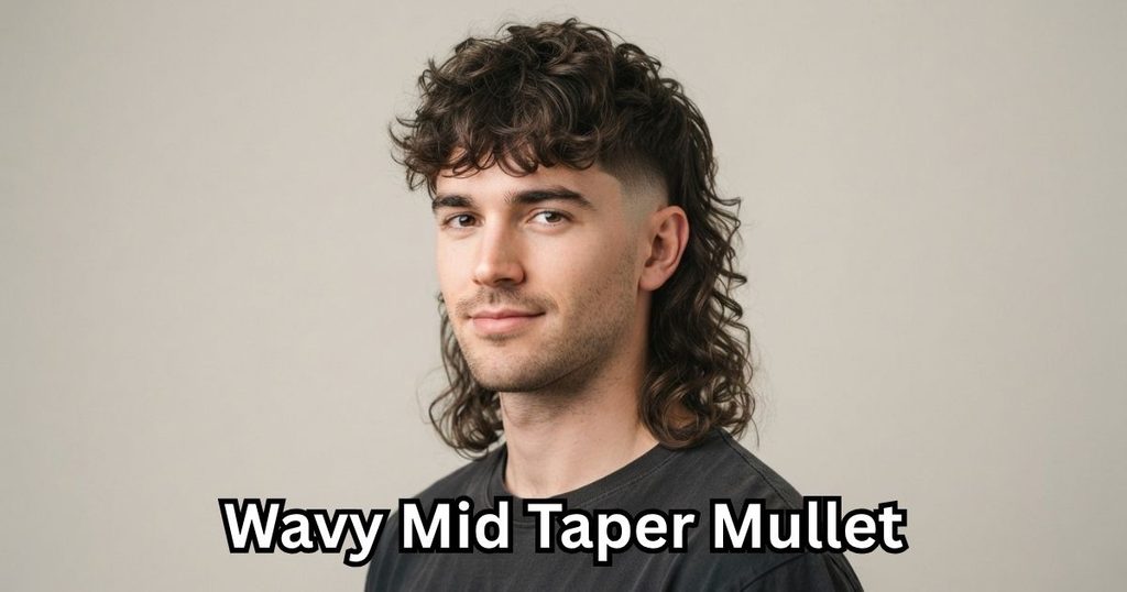 Wavy Mid Taper Mullet