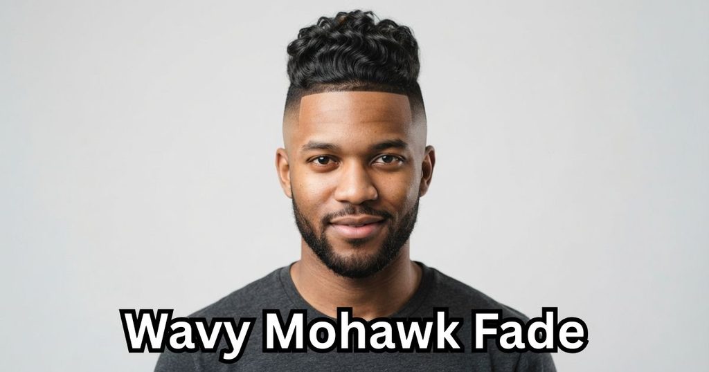 Wavy Mohawk Fade