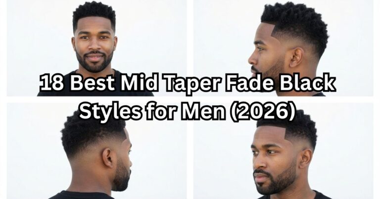 18 Best Mid Taper Fade Black Styles for Men (2026) 
