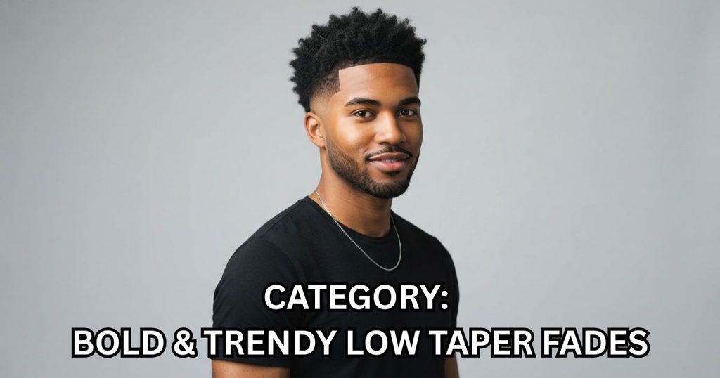 CATEGORY: BOLD & TRENDY LOW TAPER FADES