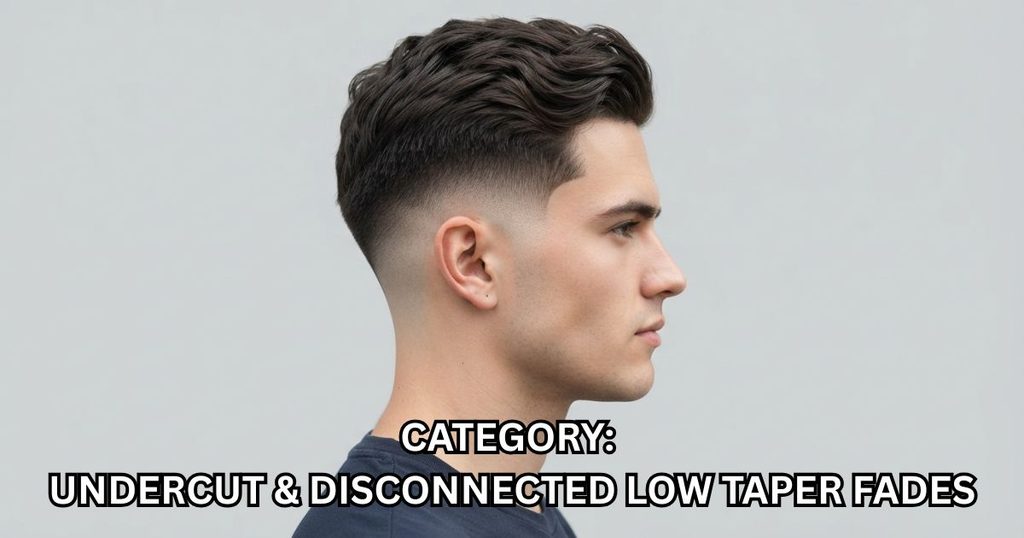 CATEGORY: UNDERCUT & DISCONNECTED LOW TAPER FADES