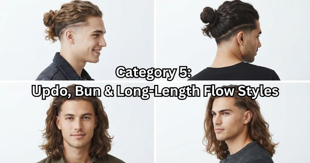 Category 5: Updo, Bun & Long-Length Flow Styles
