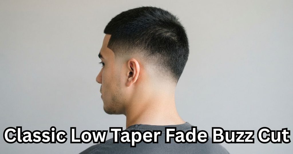 Classic Low Taper Fade Buzz Cut