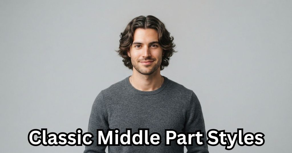 Classic Middle Part Styles