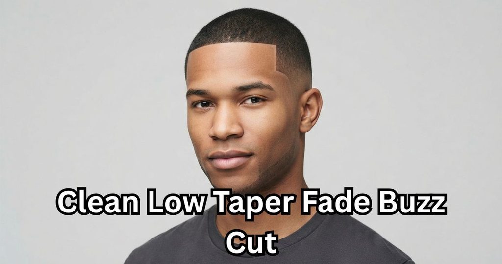 Clean Low Taper Fade Buzz Cut