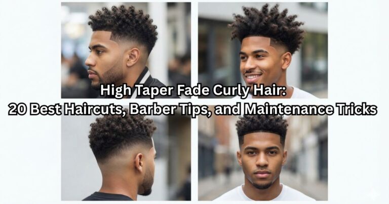 High Taper Fade Curly Hair: 20 Best Haircuts, Barber Tips, and Maintenance Tricks 
