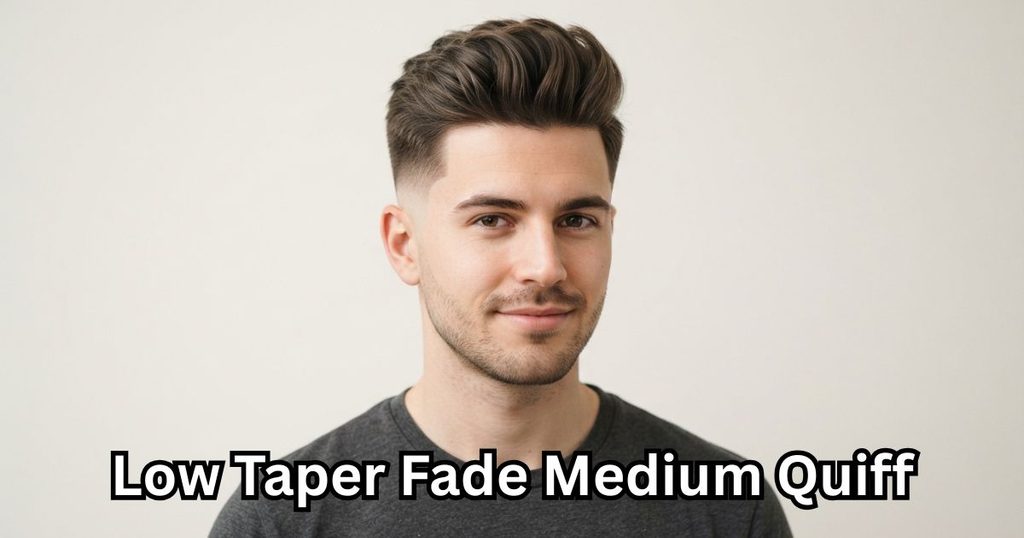 Low Taper Fade Medium Quiff