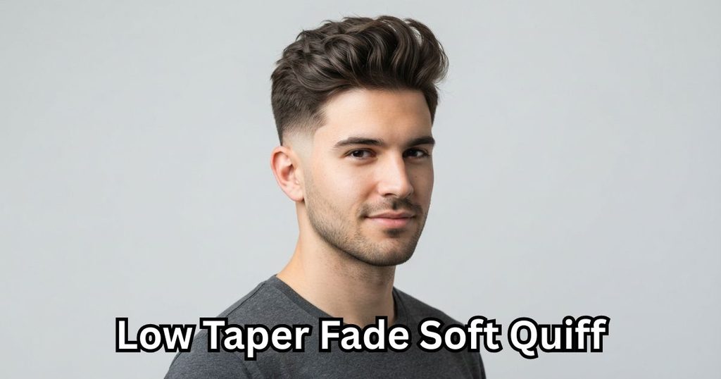 Low Taper Fade Soft Quiff
