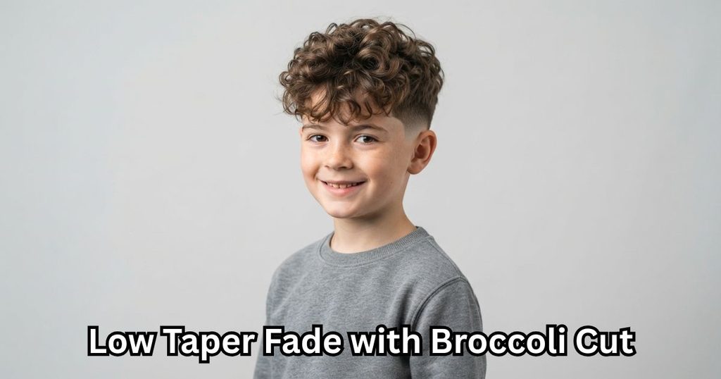 Low Taper Fade with Broccoli Cut