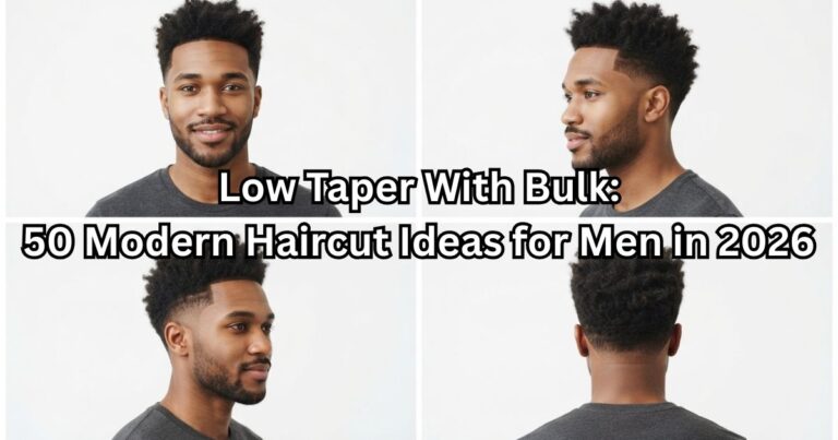 Low Taper With Bulk: 50 Modern Haircut Ideas for Men in 2026 