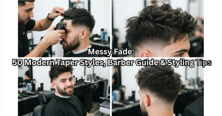 Messy Fade: 50 Modern Taper Styles, Barber Guide & Styling Tips