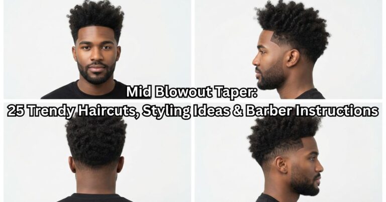 Mid Blowout Taper: 25 Trendy Haircuts, Styling Ideas & Barber Instructions