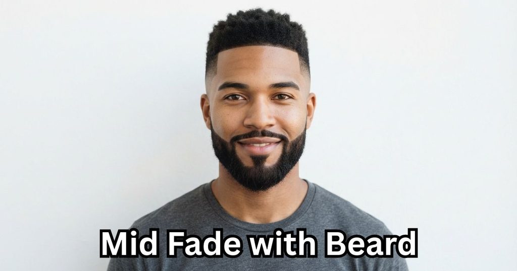 Mid Fade with Beard