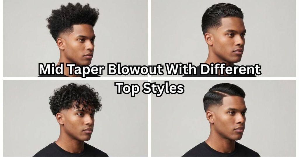 Mid Taper Blowout With Different Top Styles