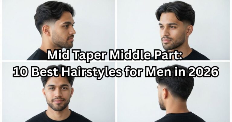 Mid Taper Middle Part: 10 Best Hairstyles for Men in 2026 